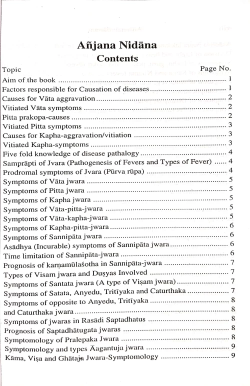Anjananidana of Maharsi Agnivesa